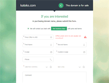 Tablet Screenshot of kateks.com